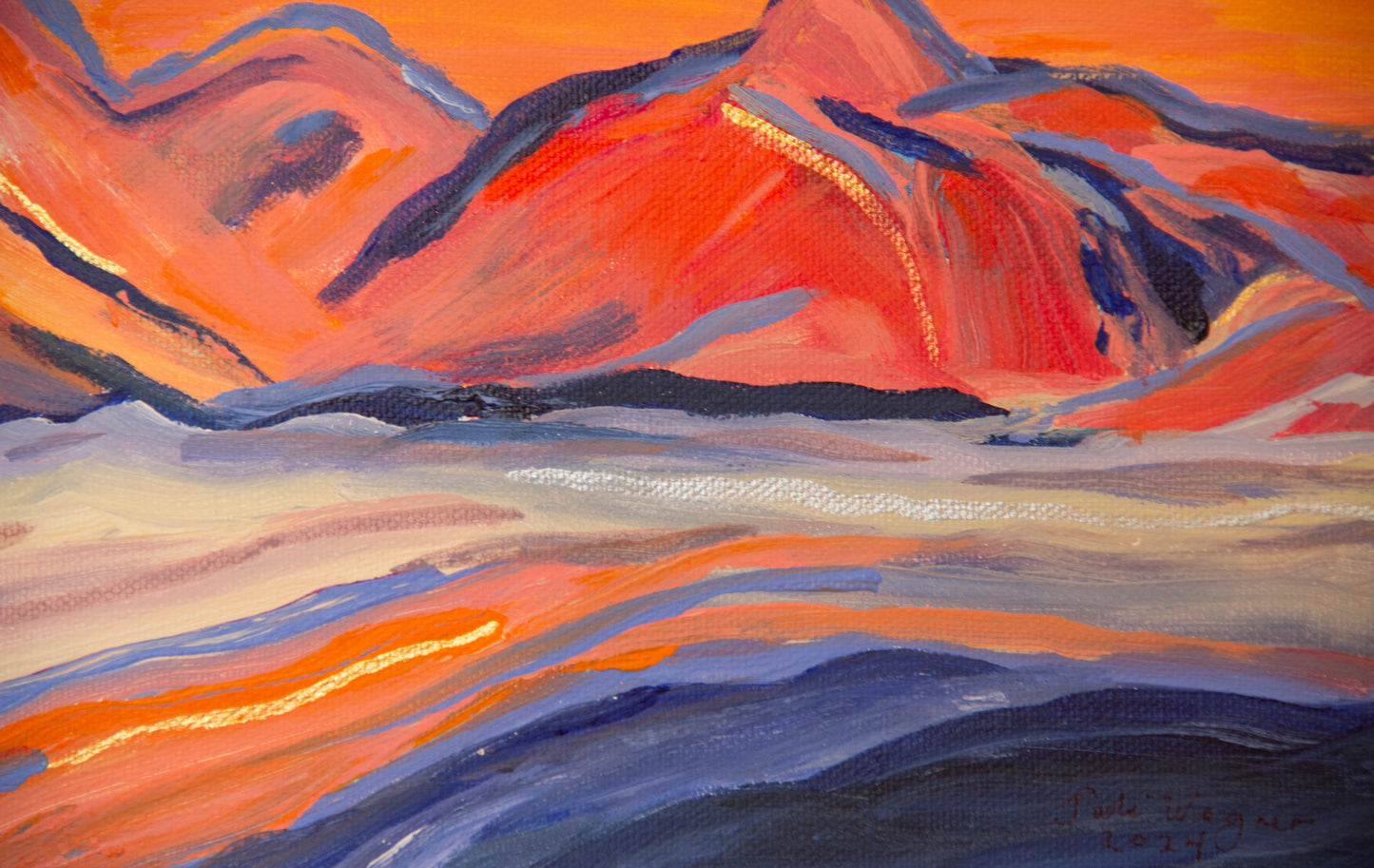 Lake Hope 12" x 16"