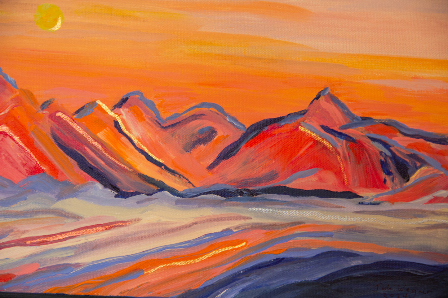 Lake Hope 12" x 16"