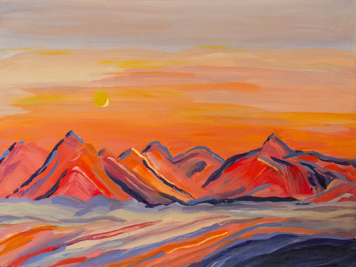 Lake Hope 12" x 16"