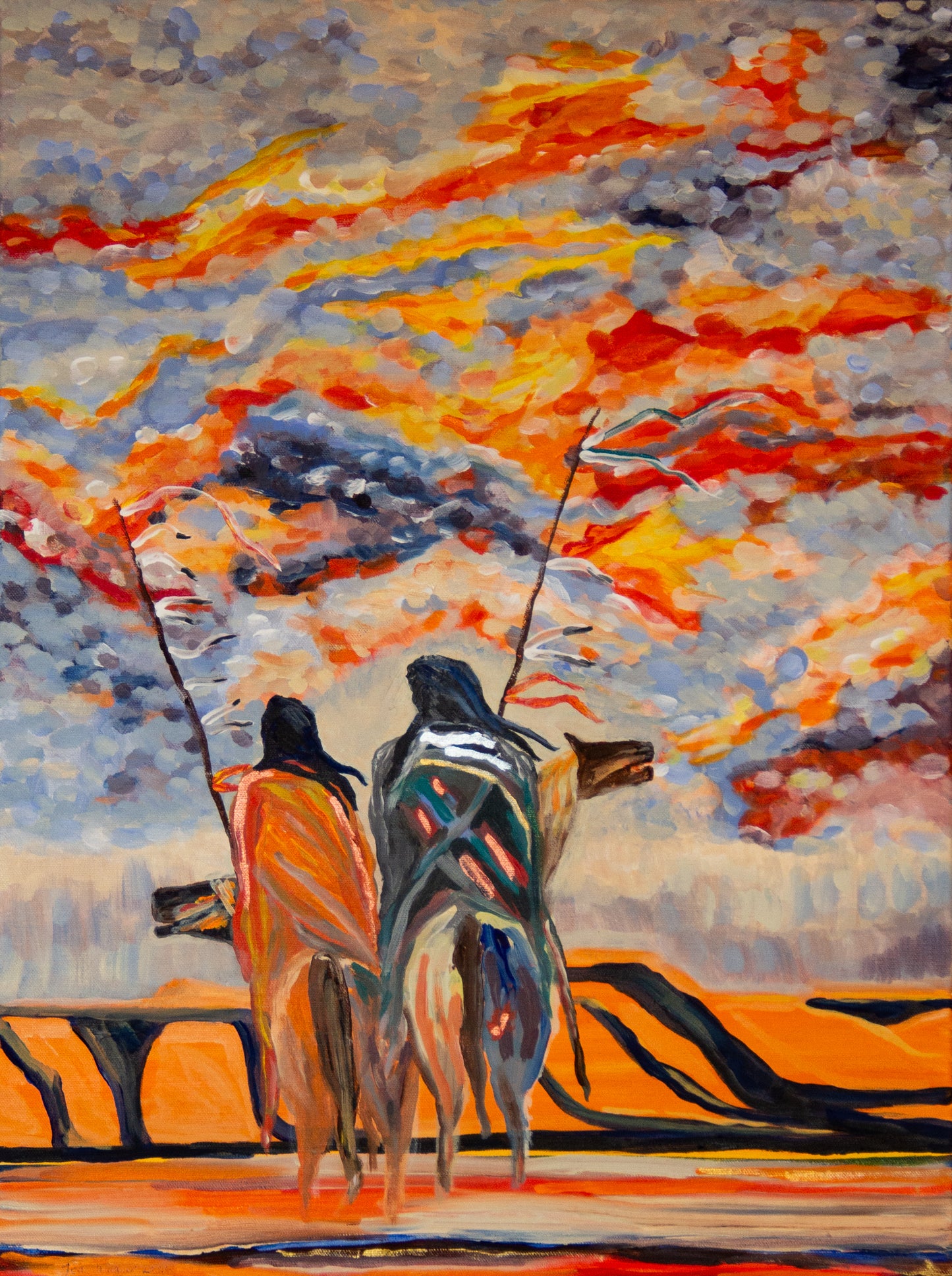 Desert Crossing 18" x 24"