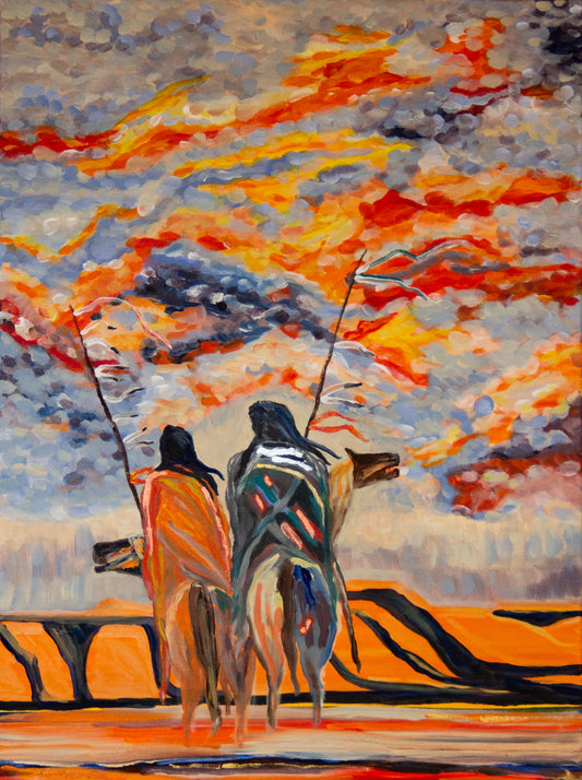 Desert Crossing 18" x 24"